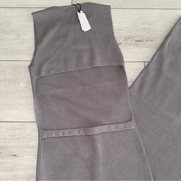 NWT Rumored Crawford Slate Grey Maxi Dress Women's Small S - Picture 7 of 9